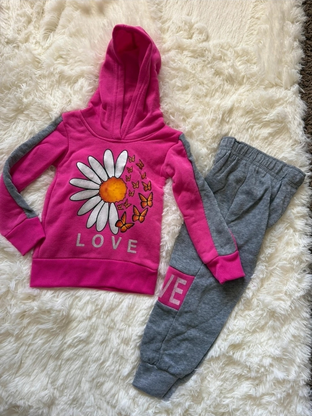 Love From The Heart Girls 2-Piece Active Tracksuit Set  ‐ Size 18Mos NWOT
